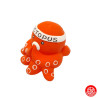 Pieuvre octopus TOUS MES VOEUX en argile (h5.5cm)