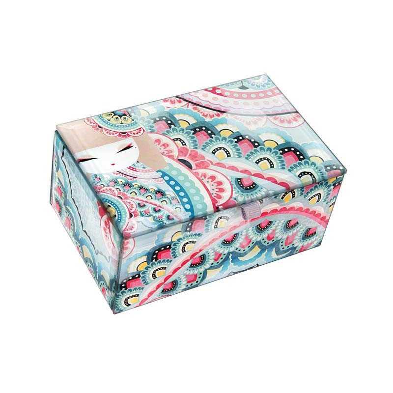 Boîte à bijoux en verre Kimmidoll HARUYO (Paix)