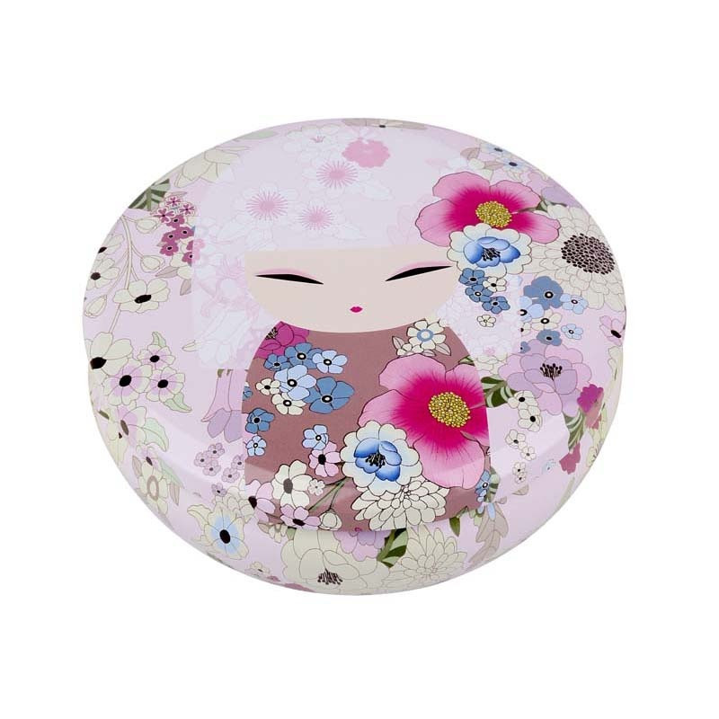 Boîte métallique ronde 13x4 Kimmidoll AiNA (Tendresse)