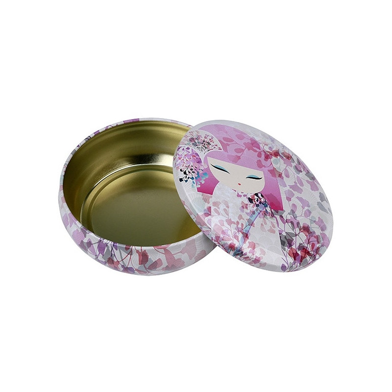 Boîte métallique ronde 13x4 Kimmidoll MAKOTO (Sincérité)