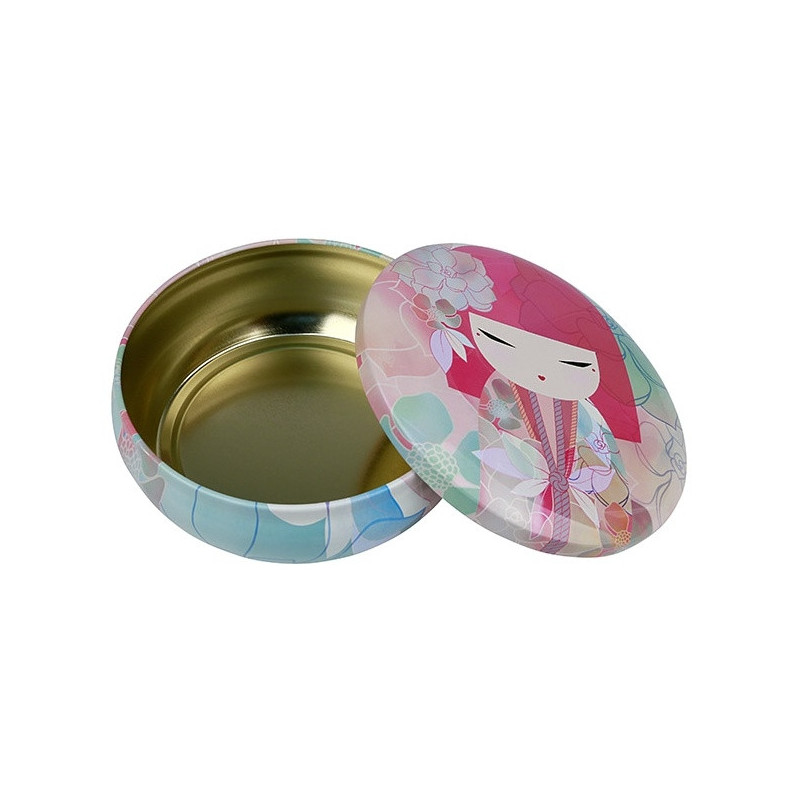 Boîte métallique ronde 13x4 Kimmidoll TOMOMi (Amitié)