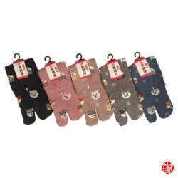 Tabi Socks S - Chaussettes à orteil japonaises TêTES de ChiENS (extensible t34 à t39)
