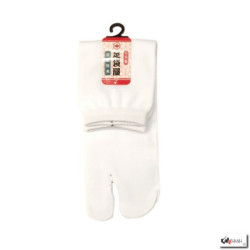 Tabi Socks (S) Chaussettes à orteil japonaises UNiES blanches (extensible t34 à t39)