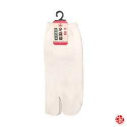 Tabi Socks (S) Socquettes à orteil japonaises UNiES blanches (extensible t34 à t39)
