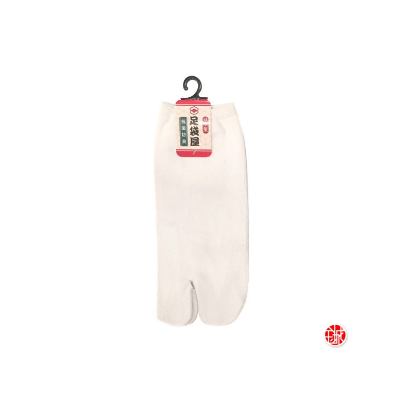 Tabi Socks (S) Socquettes à orteil japonaises UNiES blanches (extensible t34 à t39)