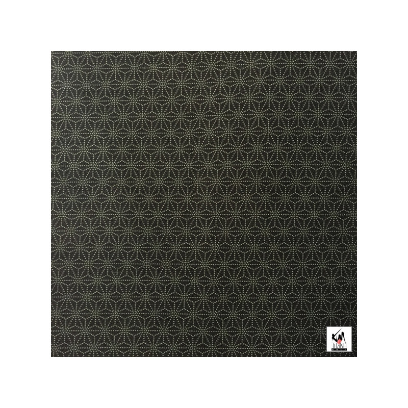 Tissus au mètre ASANOhA S bleu 100% coton (Japon)