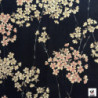 Tissus au mètre CERiSiERS noir 100% coton (Japon)