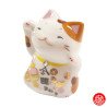 Maneki Neko Cristal FUKU-NEKO (Fortune) en porcelaine h6cm