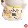 Maneki Neko Cristal FUKU-NEKO (Fortune) en porcelaine h6cm