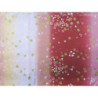 Tissus au mètre FLEURS de CERiSiER dégradé rouge 100% coton (Japon)