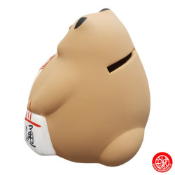 Tirelire TANUKi en argile h8cm
