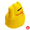 Tirelire Maneki neko DODU en argile JAUNE (Couple) h9cm