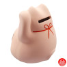 Tirelire Maneki neko DODU en argile ROSE (Amour) h9cm