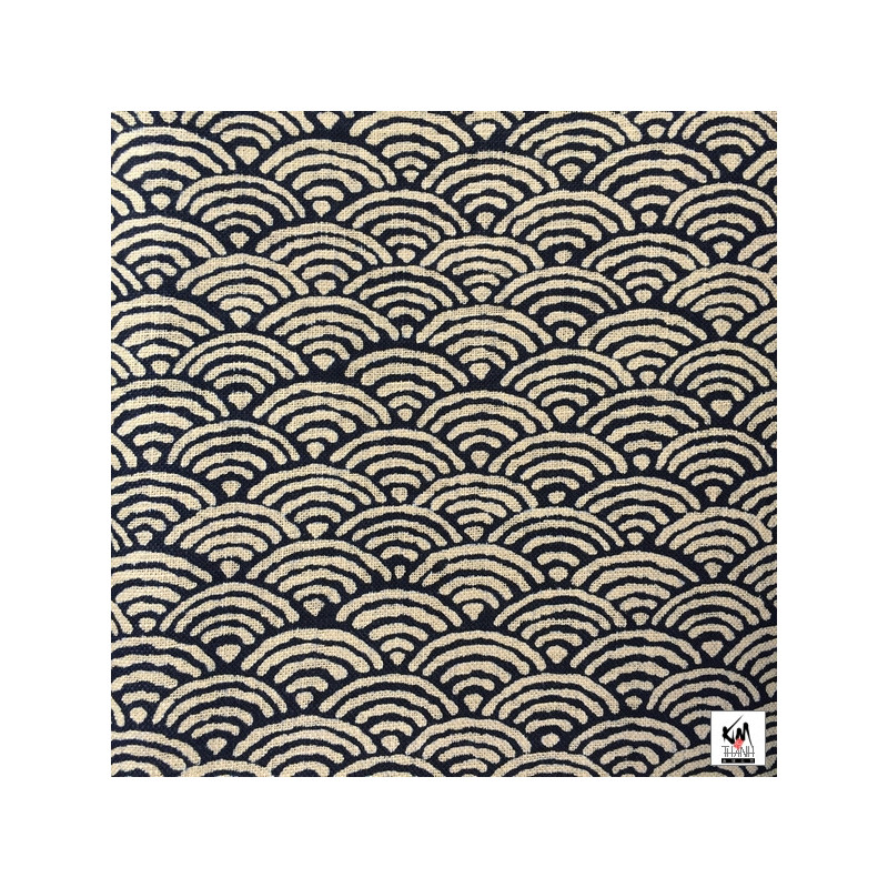 Tissus au mètre SEiGAihA M bleu 100% coton (Japon)