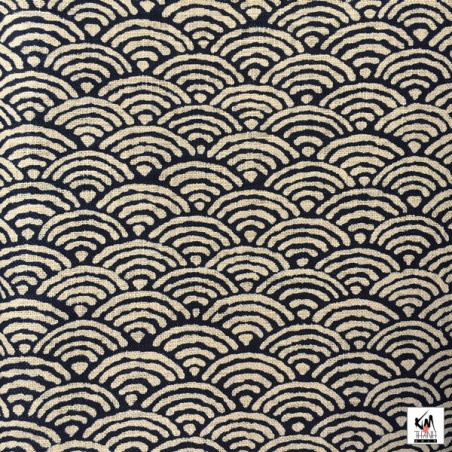Tissus au mètre SEiGAihA M bleu 100% coton (Japon)