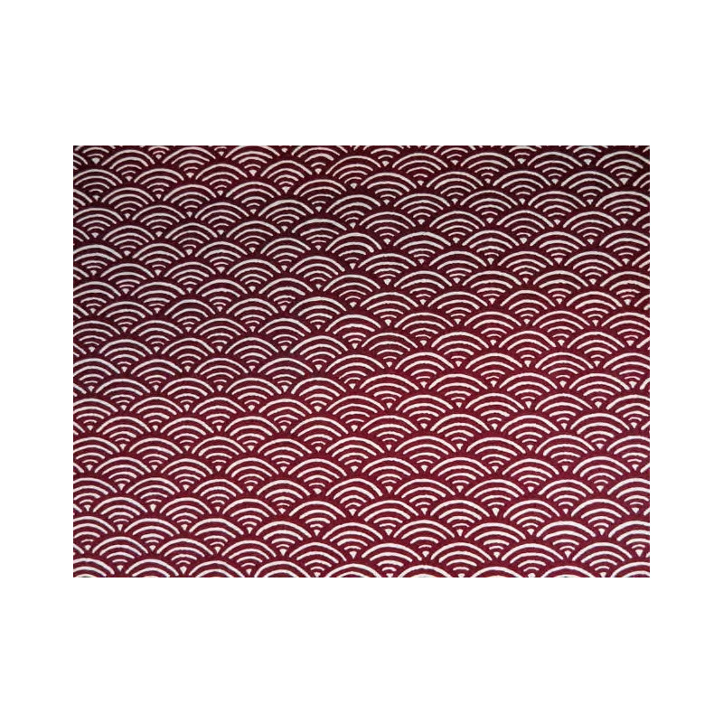Tissus au mètre SEiGAihA rouge 100% coton (Japon)