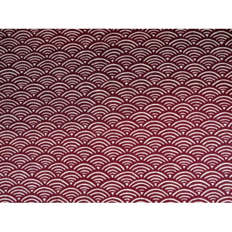 Tissus au mètre SEiGAihA rouge 100% coton (Japon)