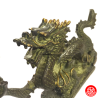 Dragon sur socle nuage en bronze (h12cm)