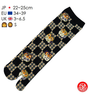 Tabi Socks (S) Chaussettes à orteil japonaises ChOIUETTES sur DAMiER (extensible t34 à t39)