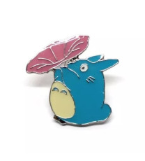 Pin's Totoro bleu et Belle de Jour - Mon voisin Totoro© (L2.6*h2.5cm)
