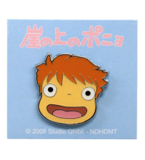 Pin's TêTE de PONYO - Ponyo sur la falaise© (L2.7*h2.6cm)