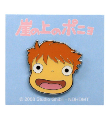 Pin's TêTE de PONYO - Ponyo sur la falaise© (L2.7*h2.6cm)