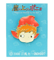 Pin's Ponyo plonge - Ponyo sur la falaise© (L2.3*h2.2cm)