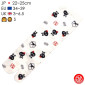 Tabi Socks (S) Chaussettes à orteil japonaises CRâNES KAWAii blanches (extensible t34 à t39)