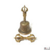 Gantha et Dorje en laiton (h13.5cm)