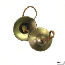 Tingsha en laiton (d6cm)