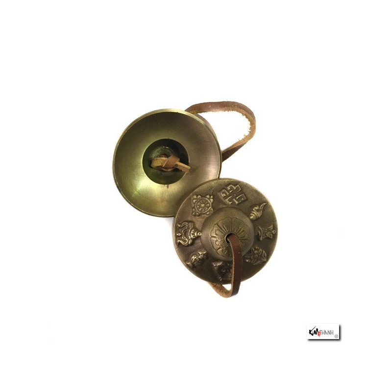 Tingsha en laiton 8 TRéSORS (d6cm)