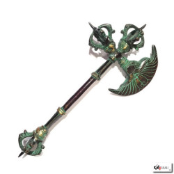 Phurba Parashu en laiton (30cm)