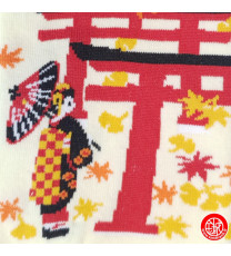 Tabi Socks (S) Socquettes à orteil japonaises MAiKO et TORii grises (Taille extensible de 34 à 39)