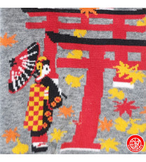 Tabi Socks (S) Socquettes à orteil japonaises MAiKO et TORii lavande (Taille extensible de 34 à 39)