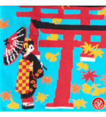 Tabi Socks (S) Socquettes à orteil japonaises MAiKO et TORii (Taille extensible de 34 à 39)