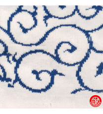 Socquettes à 5 doigts japonaises (M) KARAKUSA blanches (extensible t39 à t44)