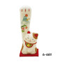 Maneki neko LONG BRAS en papier washi MONT FUJiYAMA h13cm