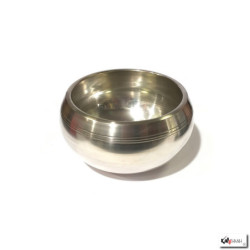 Bol chantant argenté (d13.5cm)