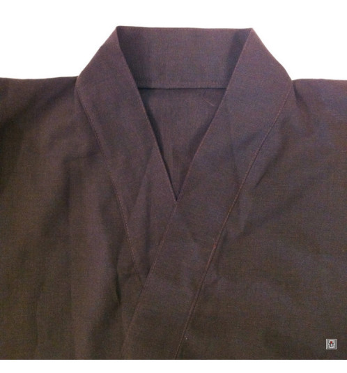 Kimono court HOMME marron (TU)