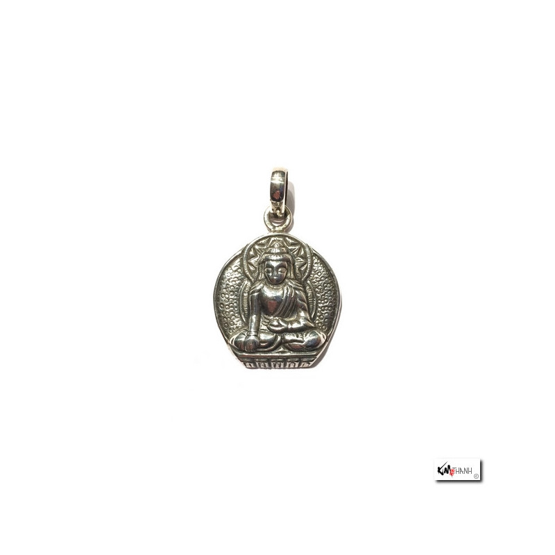 Pendentif Bouddha ShAKYAMUNi en argent 925 (6gr.)