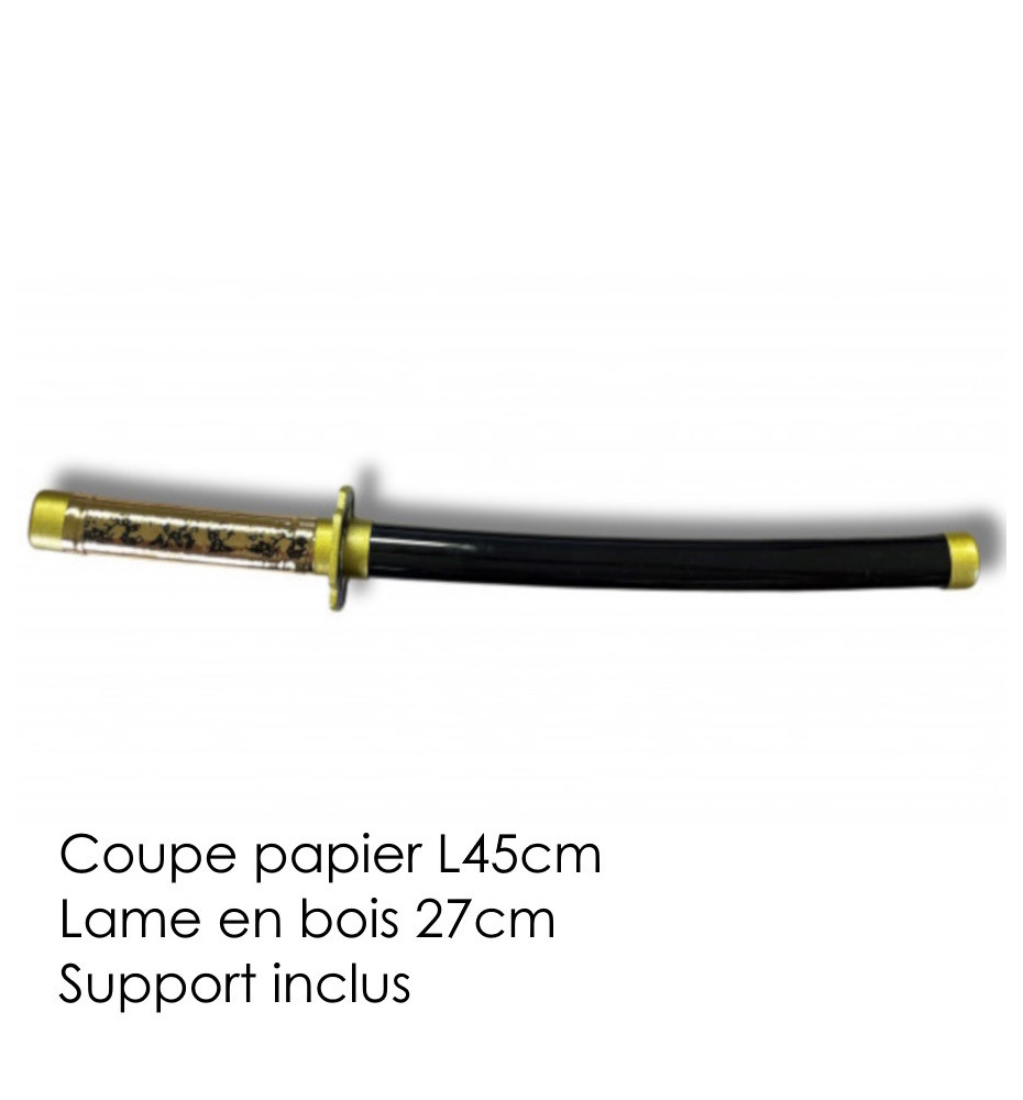 Mini Katana ouvre-lettre lame en bois 27cm • Demon Slayer • YORiiChi