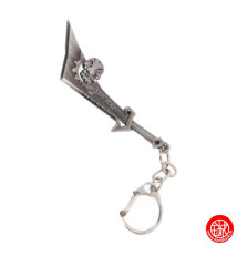 Porte-clés Sabre Fantastique SKULL en métal L7cm