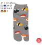 Tabi Socks (S) Socquettes à orteil japonaises SUShiS et MAKi Grises (extensible t34 à t39)