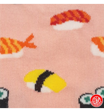 Tabi Socks (S) Socquettes à orteil japonaises SUShiS et MAKiS Roses (extensible t34 à t39)