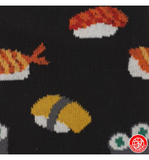 Tabi Socks (S) Socquettes à orteil japonaises SUShiS et MAKi Noires (extensible t34 à t39)