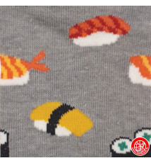 Tabi Socks (S) Socquettes à orteil japonaises SUShiS et MAKi Grises (extensible t34 à t39)