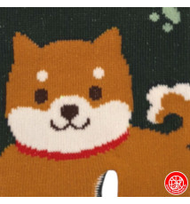 Tabi Socks (S) Chaussettes à orteil japonaises ShibA ShiMON Vert Foncé (extensible t34 à t39)