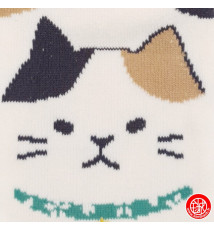 Tabi Socks (S) Chaussettes à orteil japonaises MANEKi NEKO CALiCO Jaunes (extensible t34 à t39)