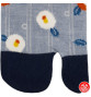 Tabi Socks (S) Chaussettes à orteil japonaises CAMéLiAS Bleues (extensible t34 à t39)