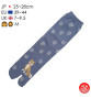 Tabi Socks (M) Chaussettes à orteil japonaises ShiBA et UZUMAKi Bleues (extensible t39 à t44)